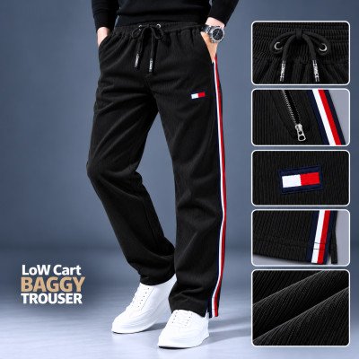 China coat Fabric low cut trouser