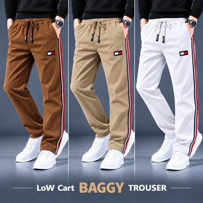 China coat Fabric low cut trouser